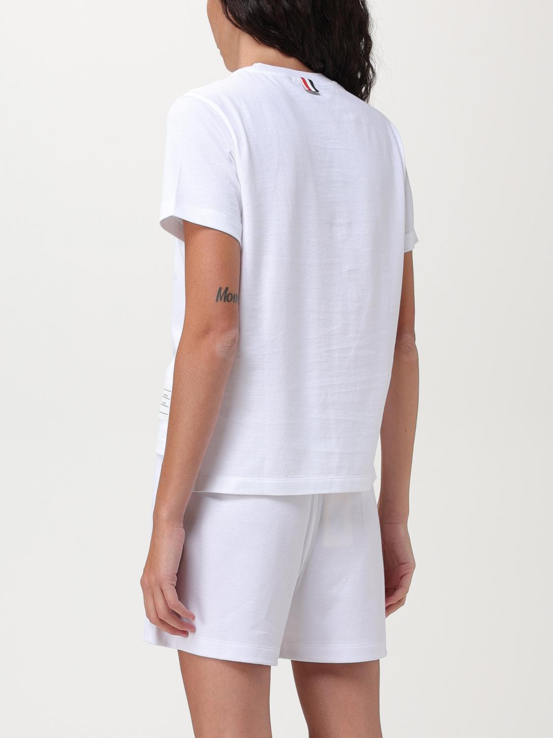 THOM BROWNE CAMISETA: Camiseta mujer Thom Browne, Blanco - Img 3