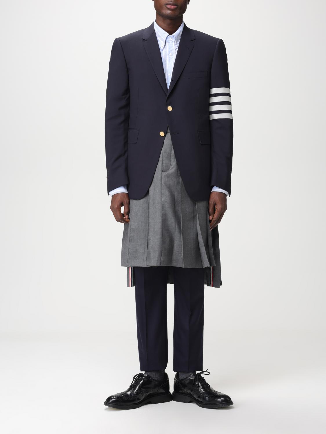 THOM BROWNE JACKE: Jacke herren Thom Browne, Blau - Img 2