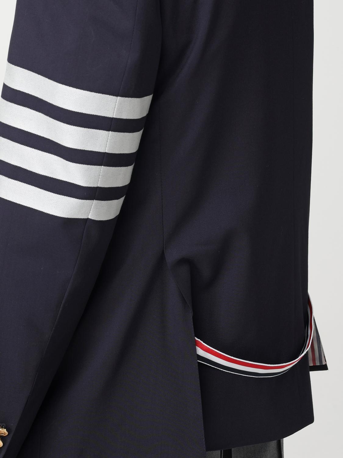 THOM BROWNE JACKE: Jacke herren Thom Browne, Blau - Img 5