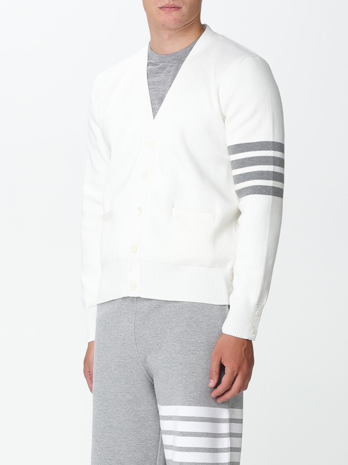 THOM BROWNE PULLOVER: Pullover herren Thom Browne, Weiß - Img 4