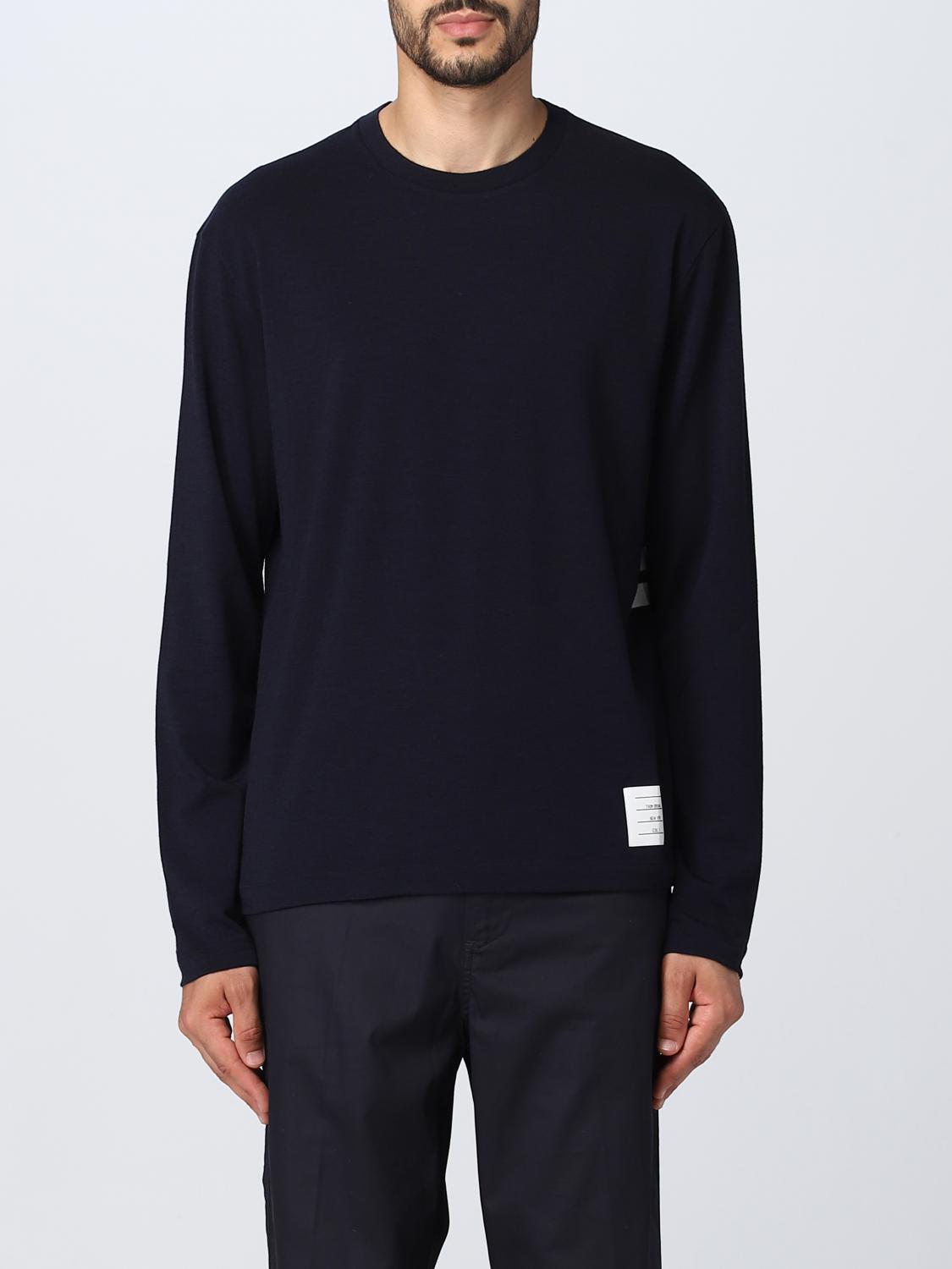 Tシャツ・カットソー THOM BROWNE Men T-shirt Blue MJS218AJ0084 415 MJS231AJ0055_415-5_650x.jpg?v=