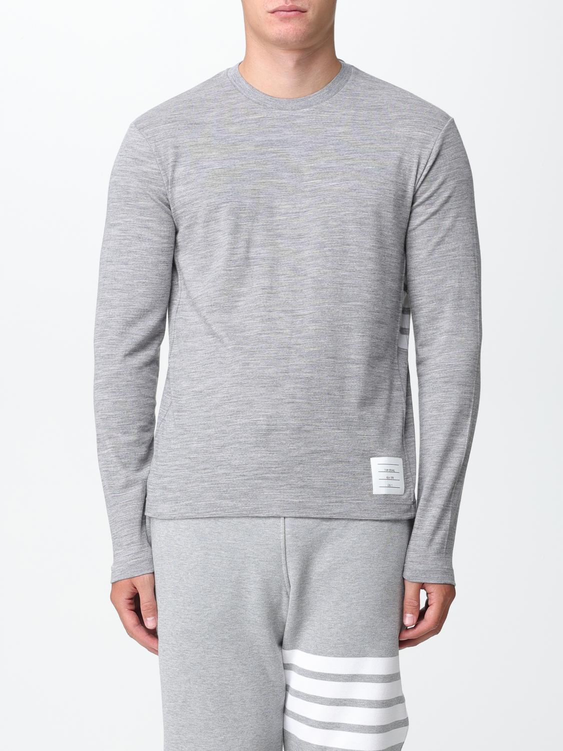 THOM BROWNE Tシャツ: Tシャツ メンズ Thom Browne, グレー - Img 1