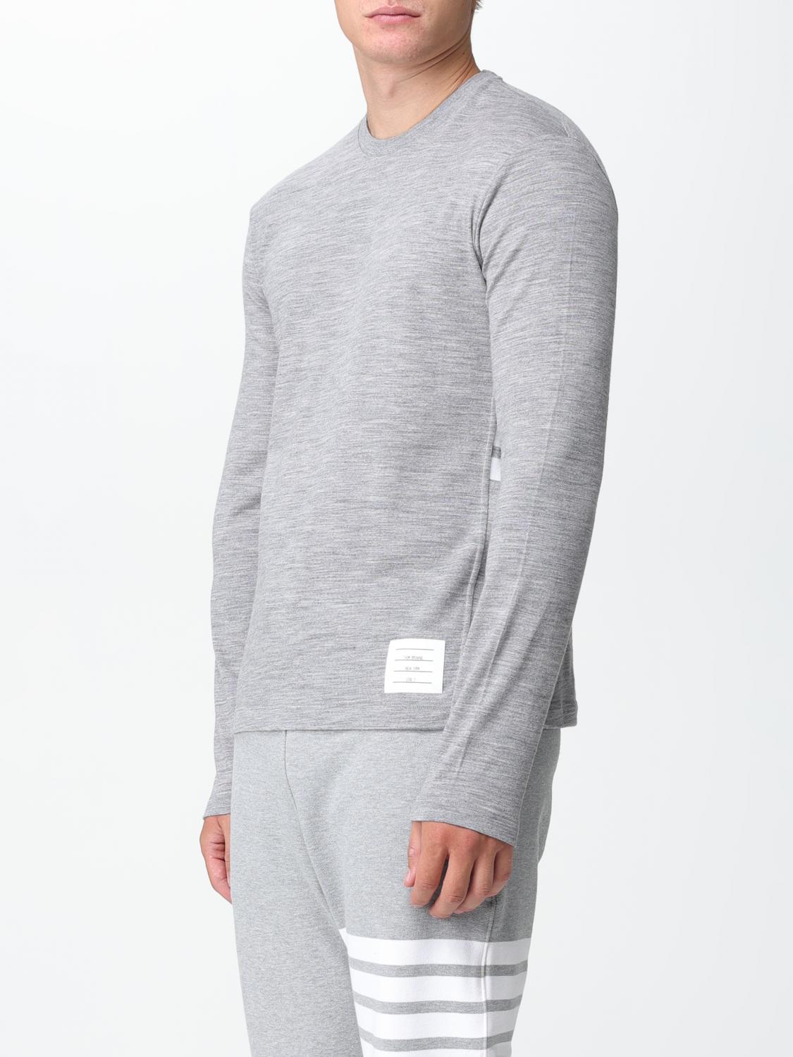 THOM BROWNE Tシャツ: Tシャツ メンズ Thom Browne, グレー - Img 4