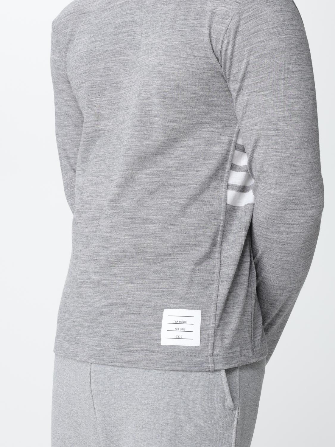 THOM BROWNE Tシャツ: Tシャツ メンズ Thom Browne, グレー - Img 5
