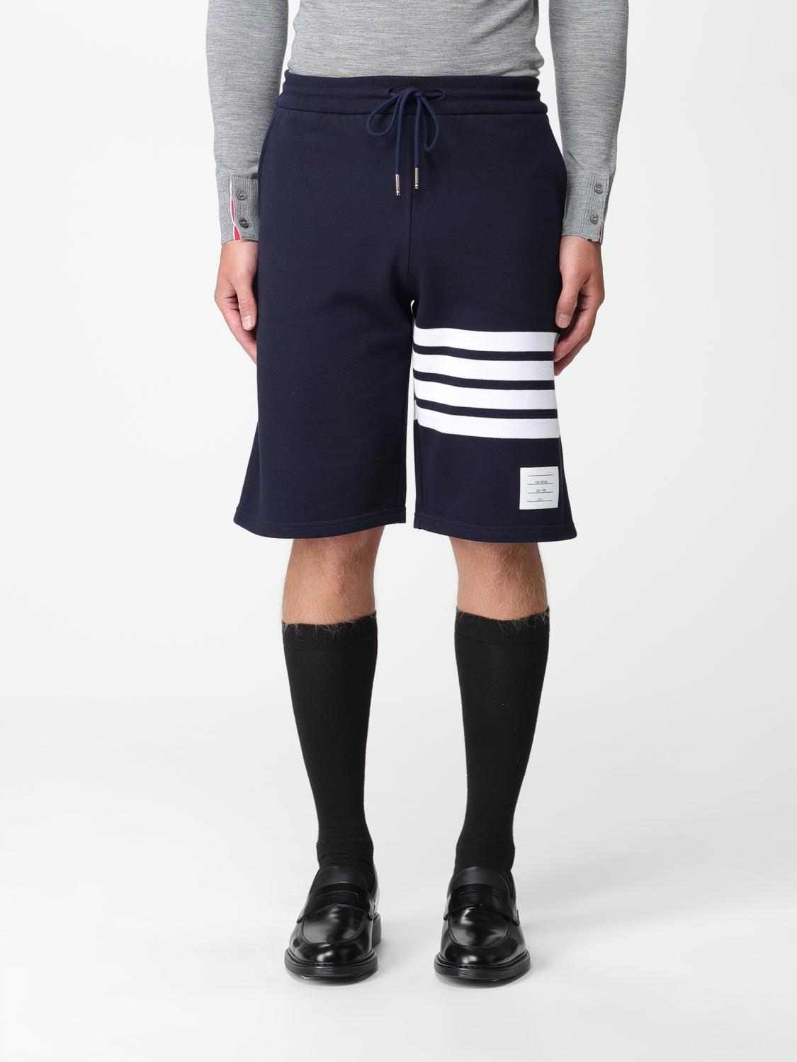 THOM BROWNE ШОРТЫ: Шорты Мужское Thom Browne, Темно-Синий - Img 1