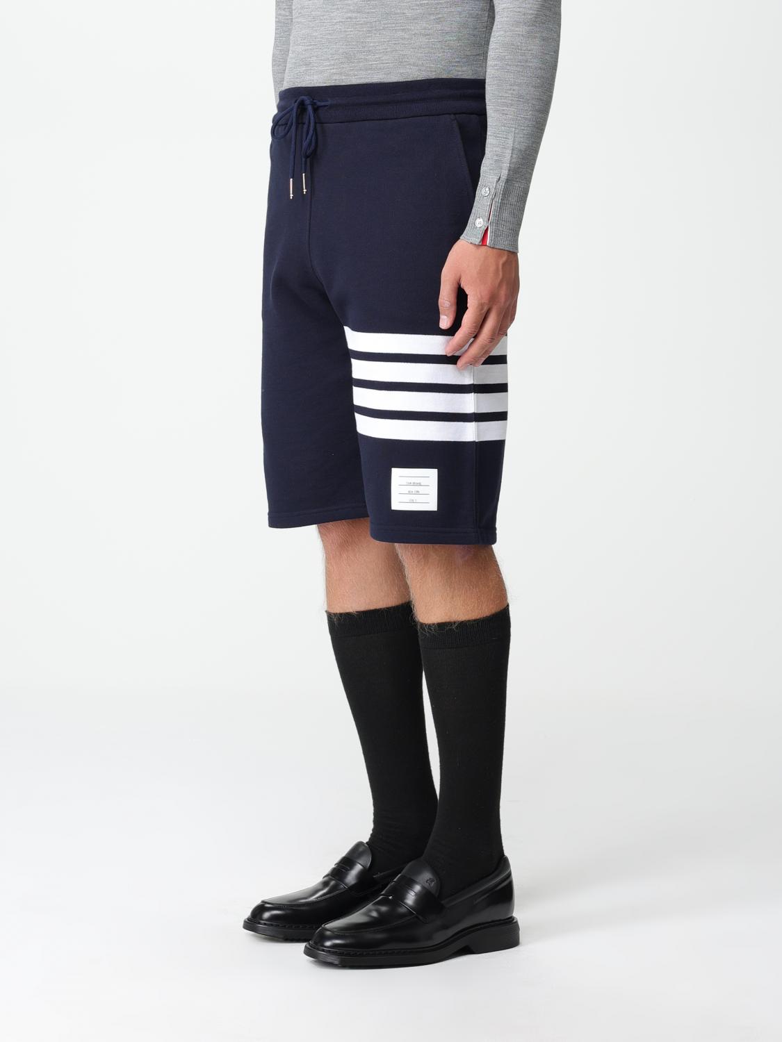 THOM BROWNE ШОРТЫ: Шорты Мужское Thom Browne, Темно-Синий - Img 4