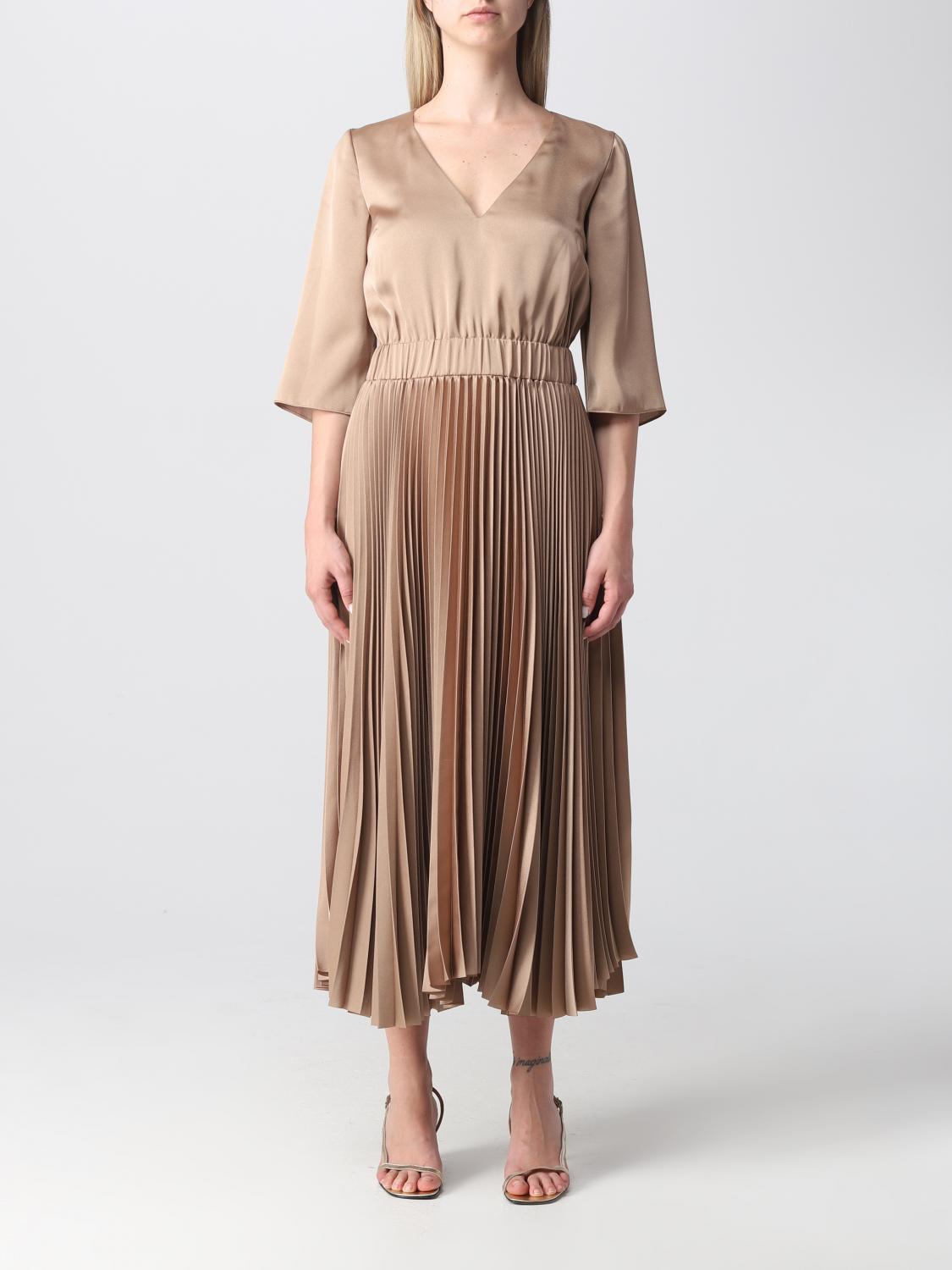 [FABIANA FILIPPI] キャメルのドレス FABIANA FILIPPI：ドレス レディース - キャメル | GIGLIO.COM