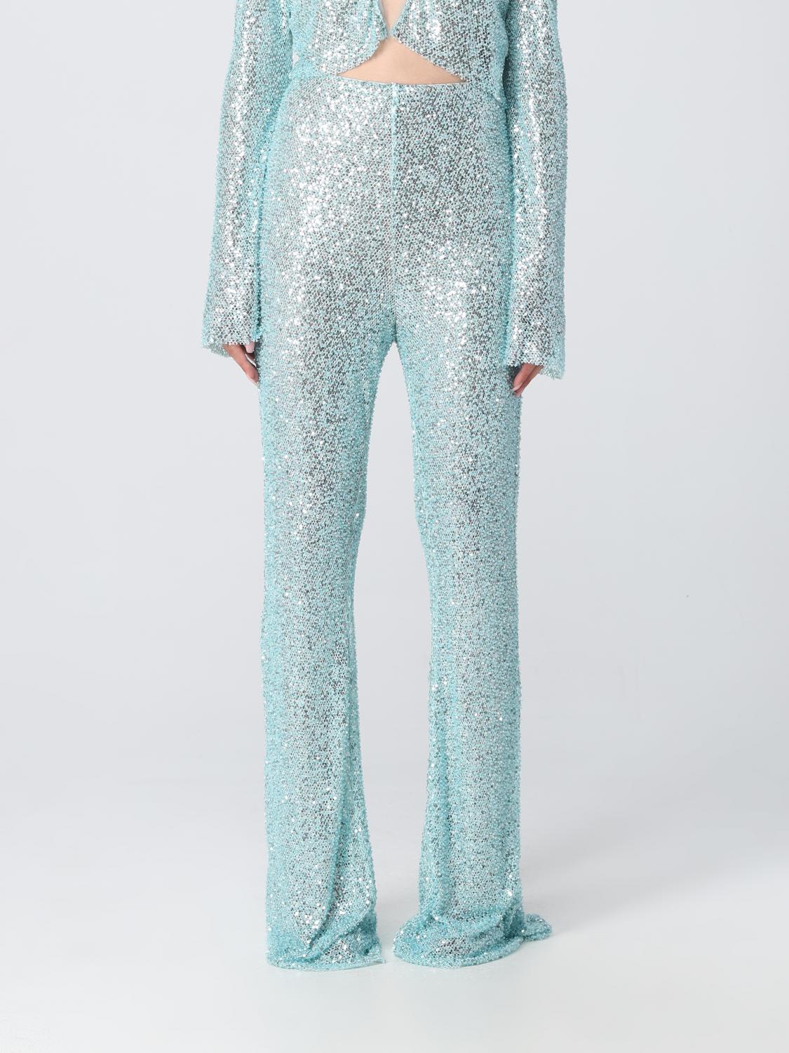 パンツ SELF-PORTRAIT Woman Pants Blue PF23195PBL BLUE Self-Portrait Outlet: Pants woman - Blue | Self-Portrait