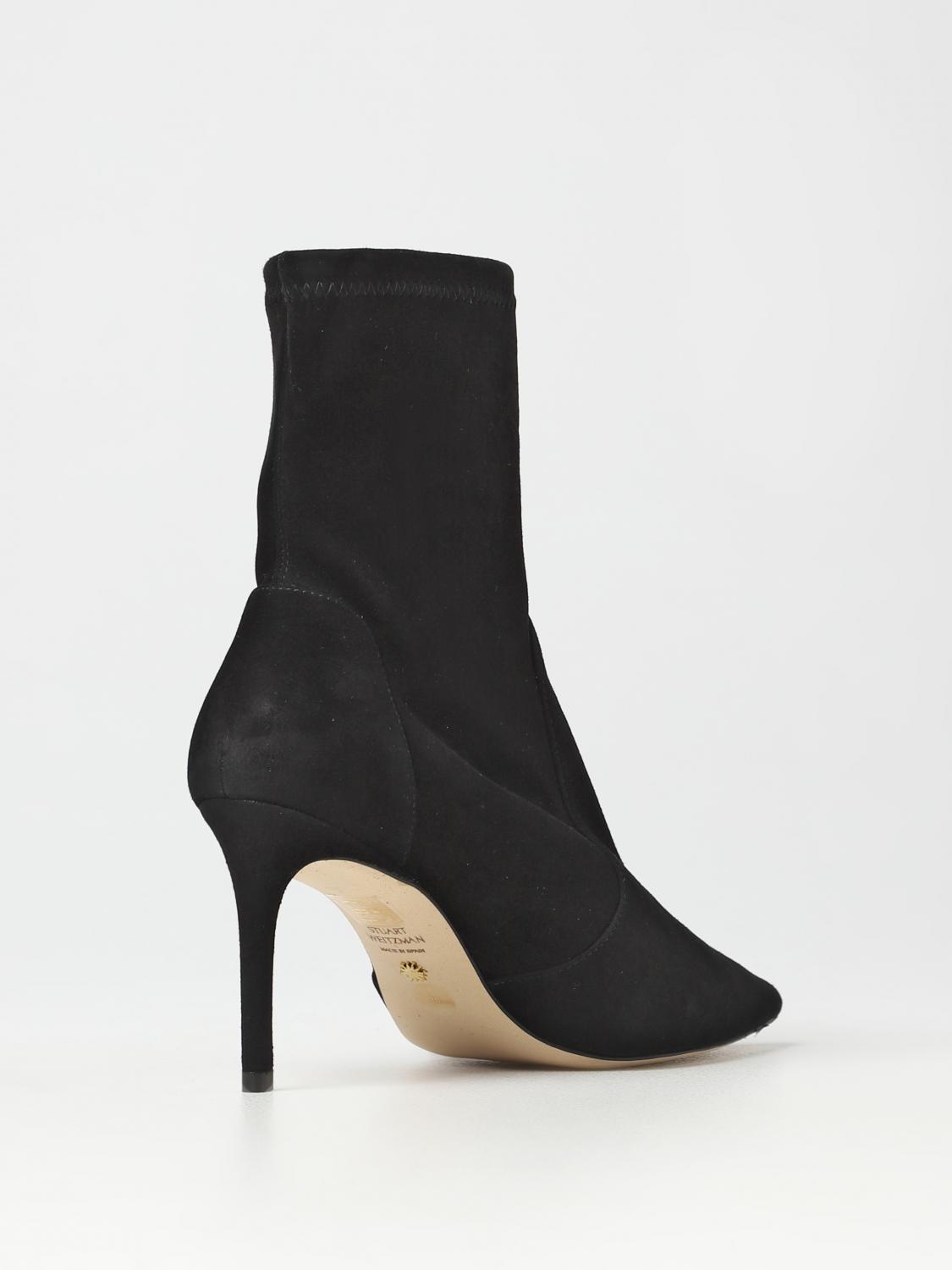 Stuart Foot Stuart Weitzman suede ankle boots - Black | SB658 | GIGLIO.COM