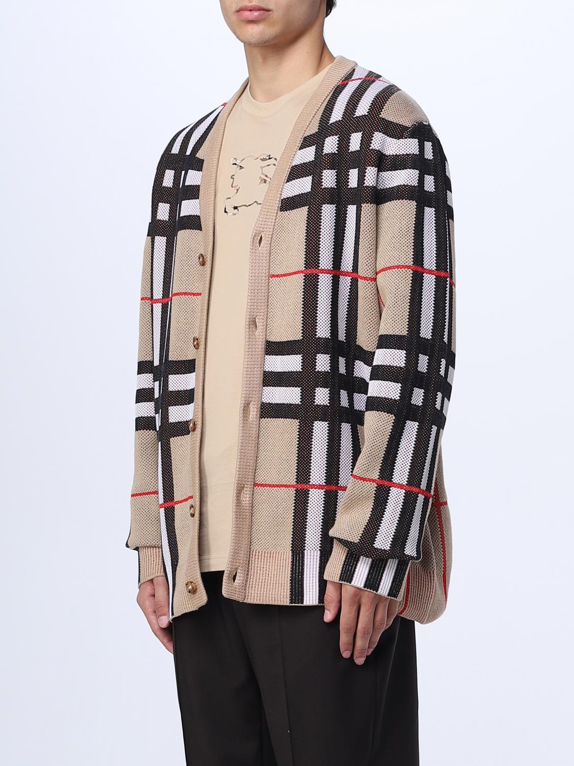 Burberry cardigan in cotton blend - Beige | 8070287 | GIGLIO.COM