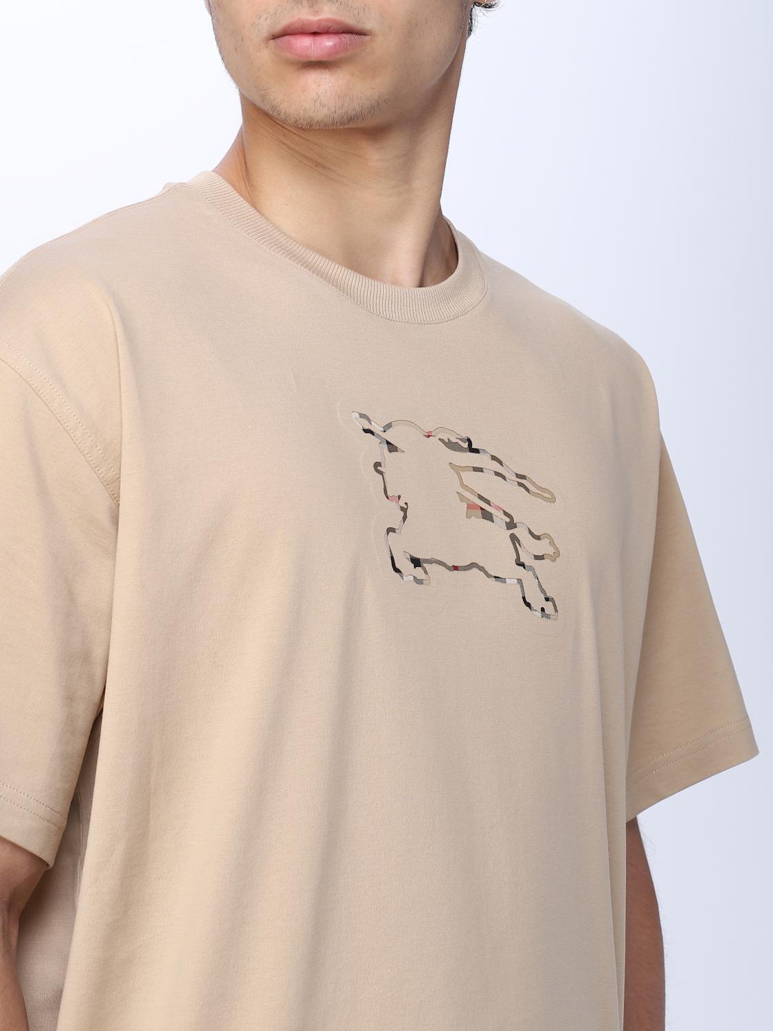 Burberry cotton T-shirt - Beige | 8072703 | GIGLIO.COM