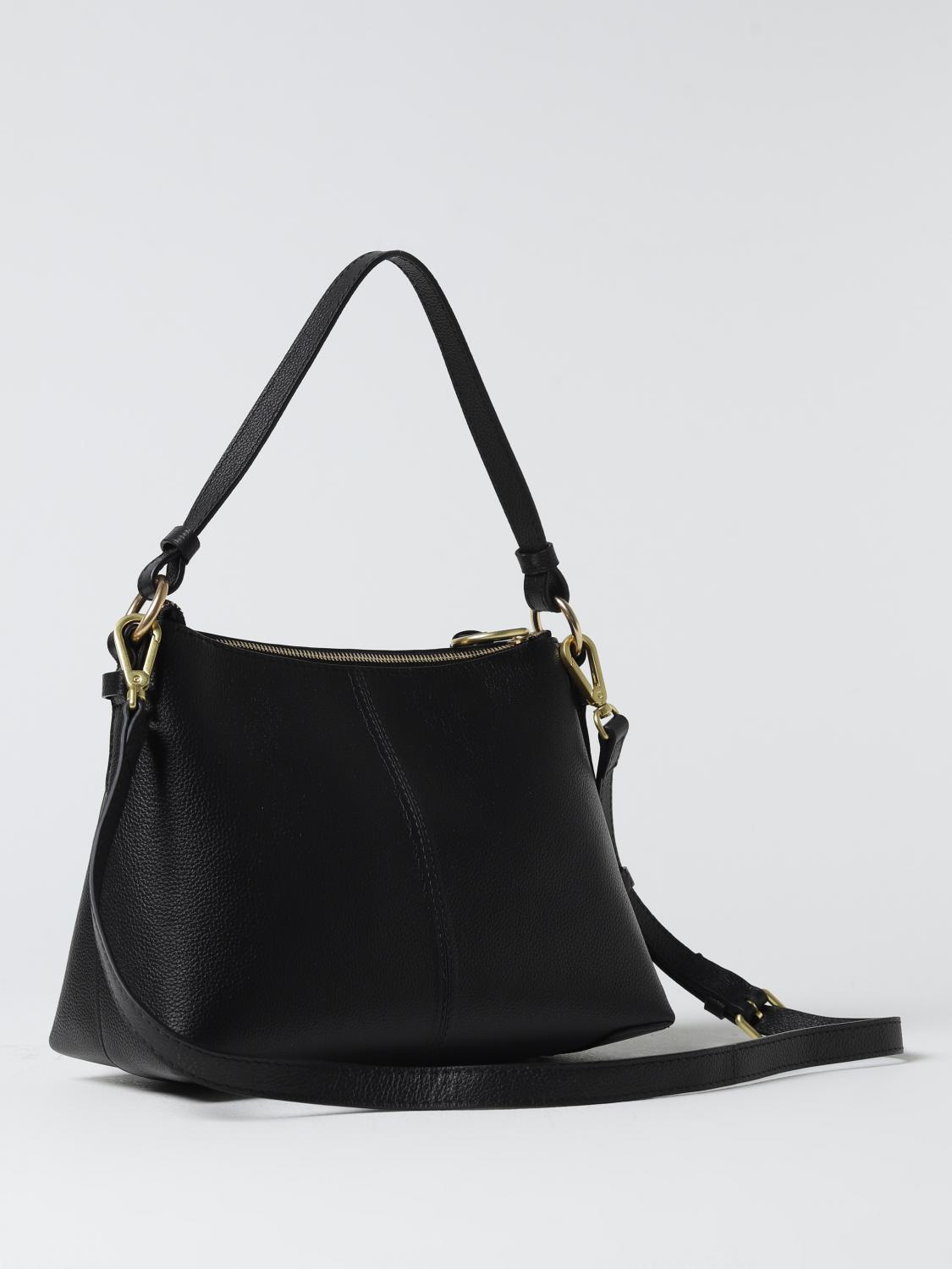 バッグ SeeByChloe Joan2way Leather shoulderBag See by Chloé Joan bag in grained leather - Black | CHS17US910330