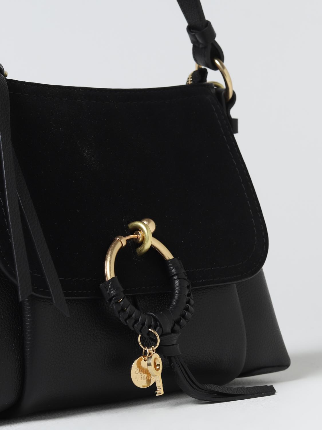 See by Chloé Joan bag in grained leather - Black | CHS17US910330