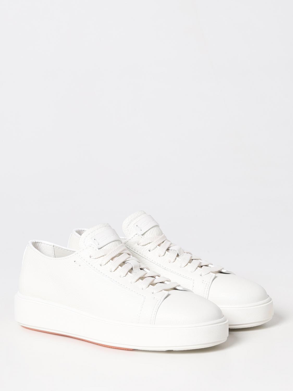 SANTONI：スニーカー レディース - ホワイト | GIGLIO.COMオンラインの