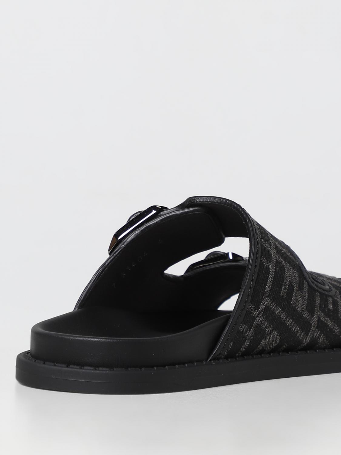 Fendi Sandals men - Grey | 7X1604AJZF | GIGLIO.COM display picture 3