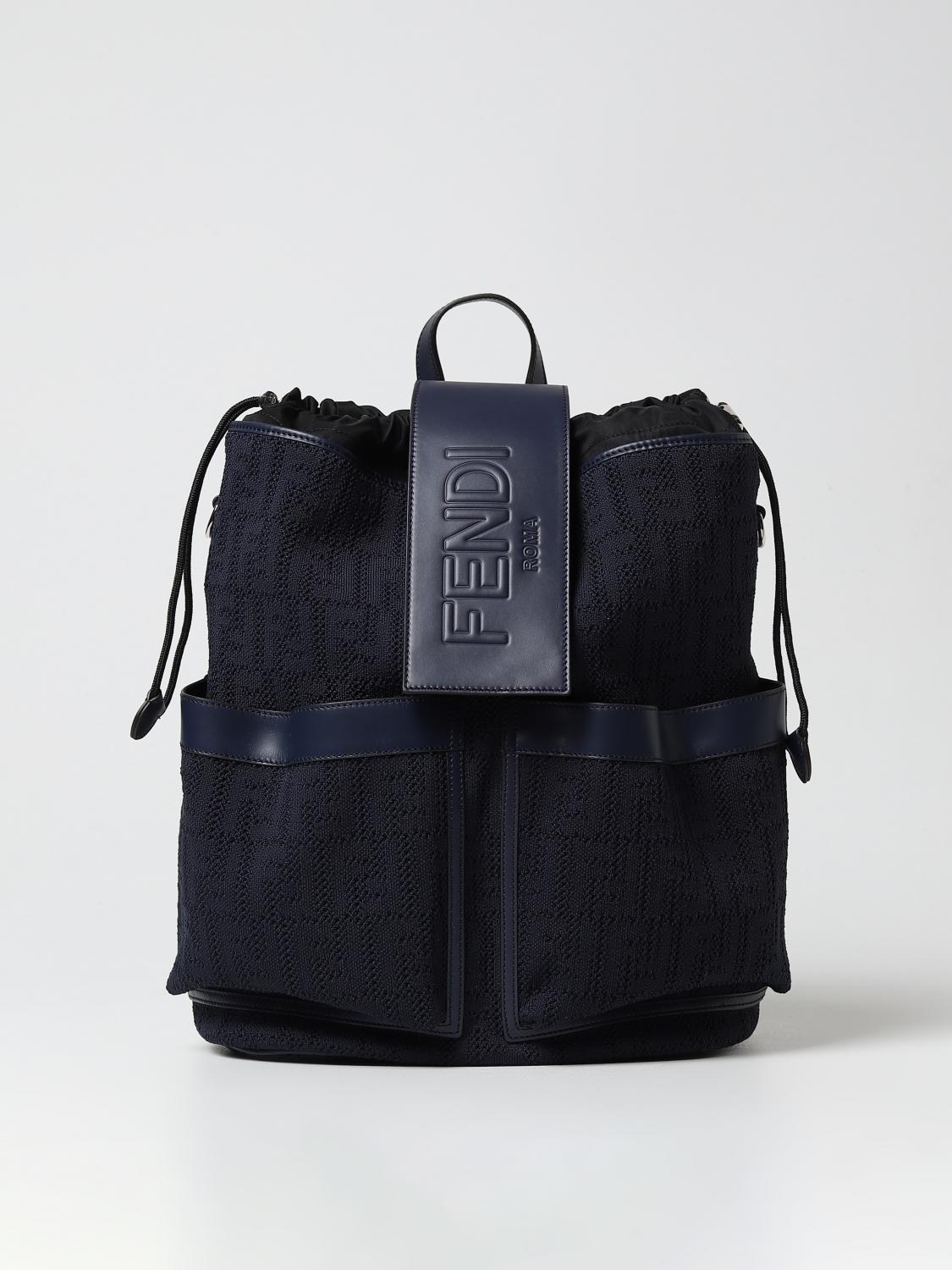 FENDI: Sac à dos homme Bleu Sac À Dos Fendi 7VZ070AP1P en