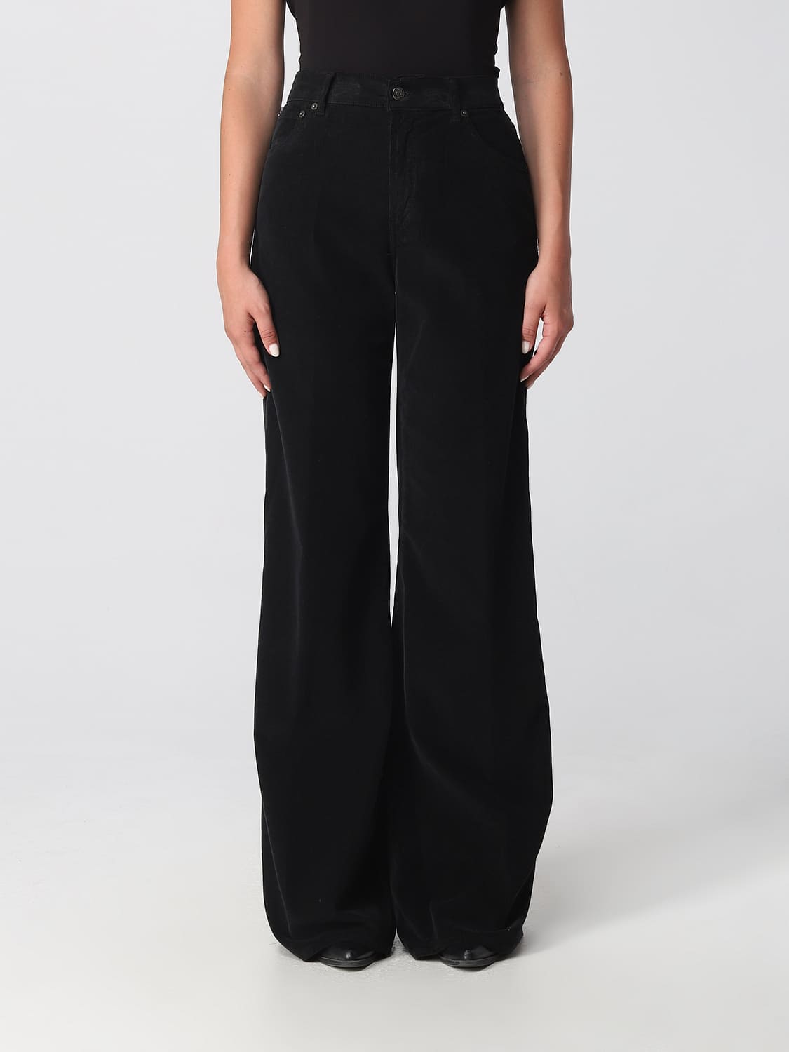 DONDUP JEANS: Jeans Dondup in denim, Nero - Img 1
