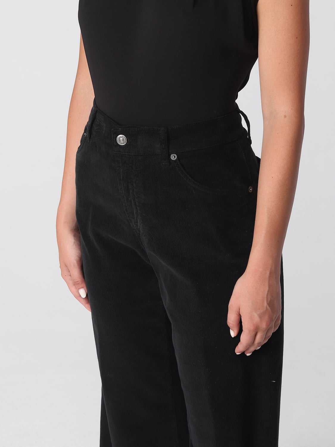 DONDUP JEANS: Jeans Dondup in denim, Nero - Img 3