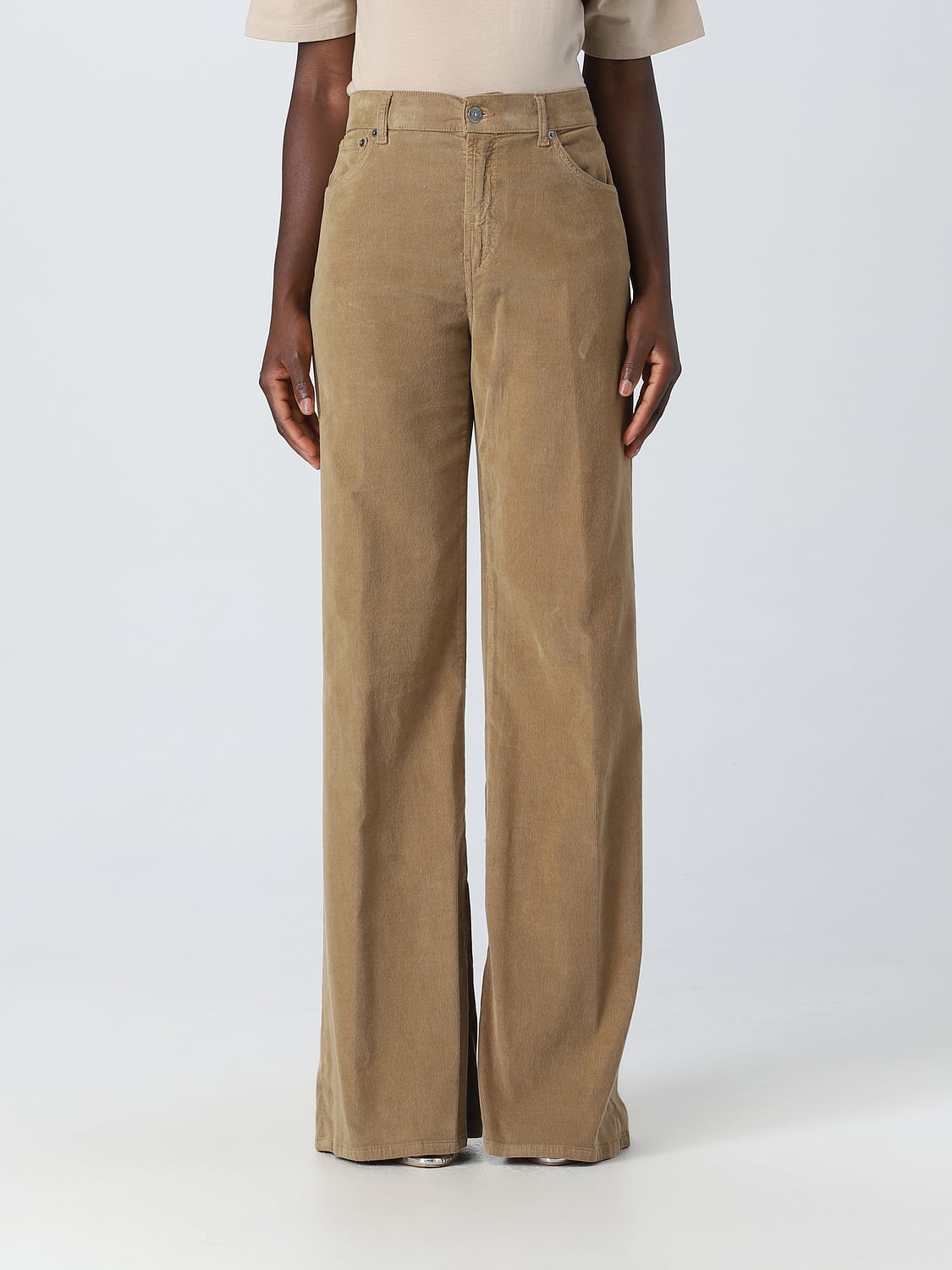 DONDUP JEANS: Jeans Dondup in denim, Beige - Img 1