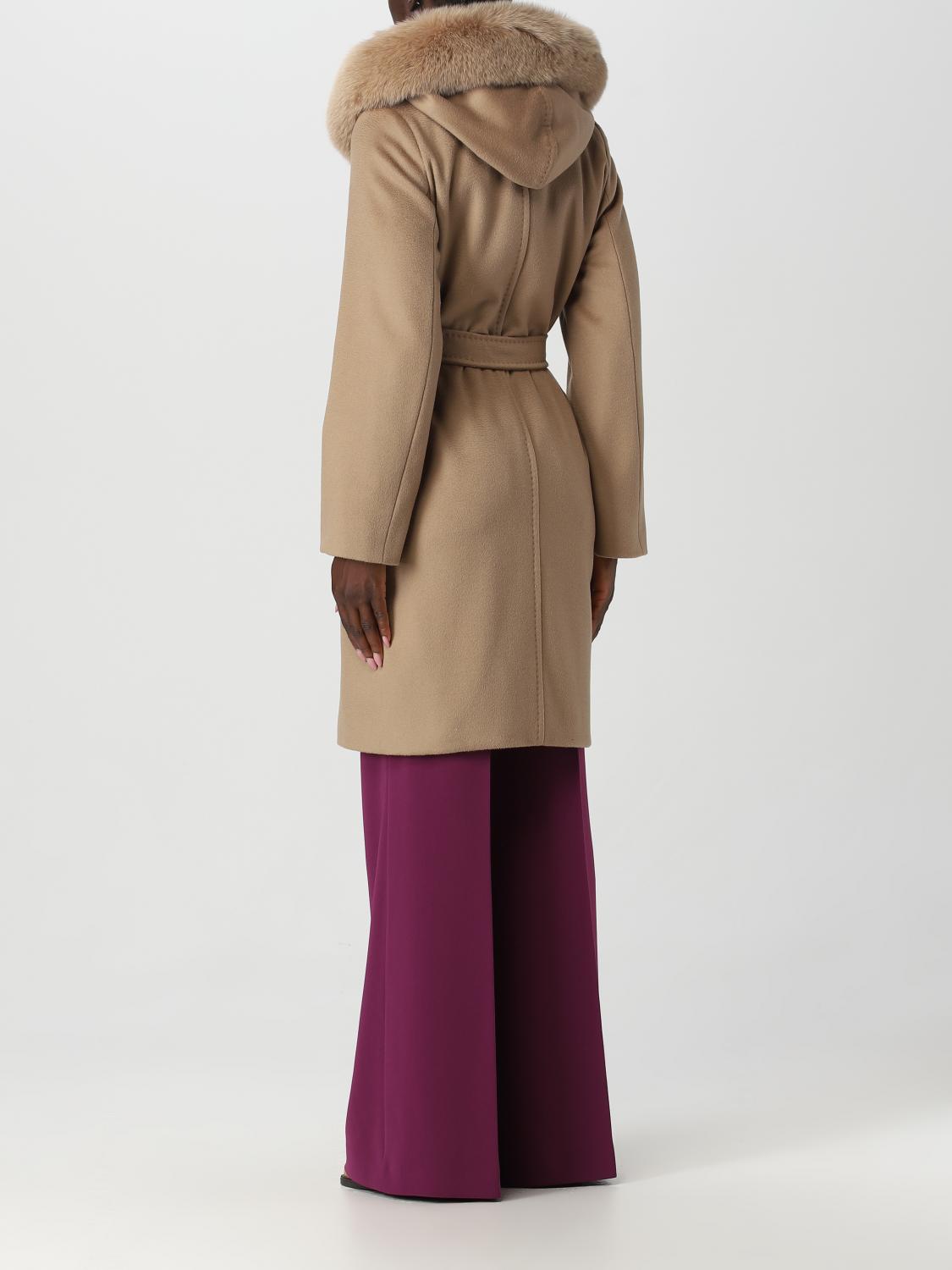 MAX MARA COAT: Coat woman Max Mara, Camel - Img 2