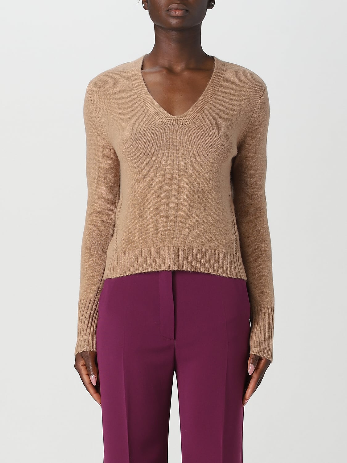 Max Mara cashmere sweater - Camel | 2363660739600 | GIGLIO.COM
