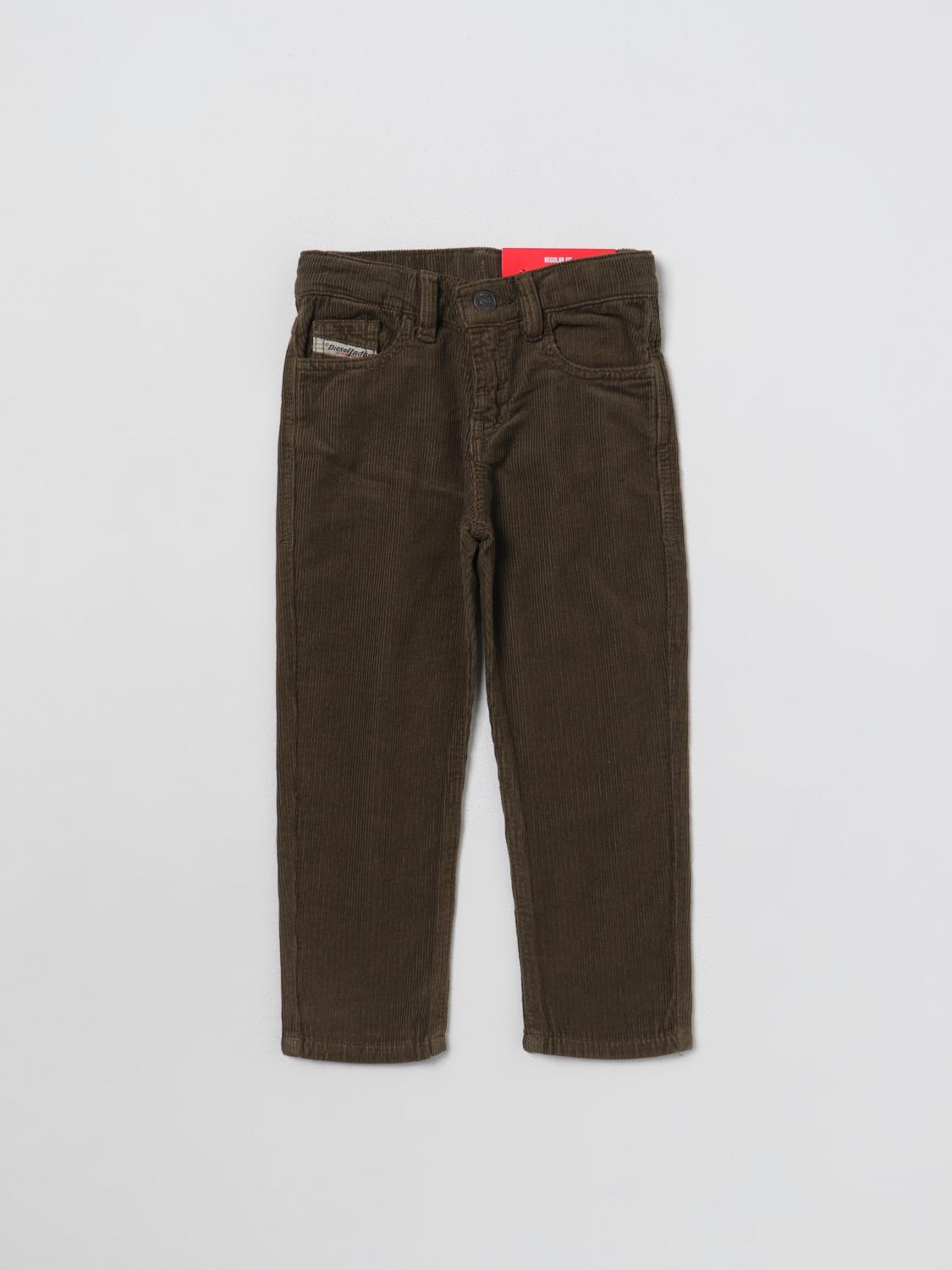 DIESEL PANTALON: Pantalon enfant Diesel, Vert - Img 1