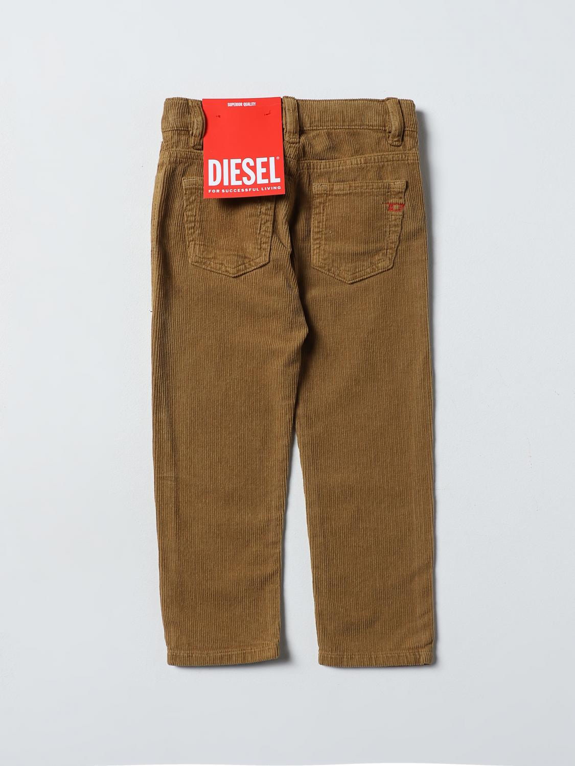 DIESEL PANTALON: Pantalon enfant Diesel, Moutarde - Img 2
