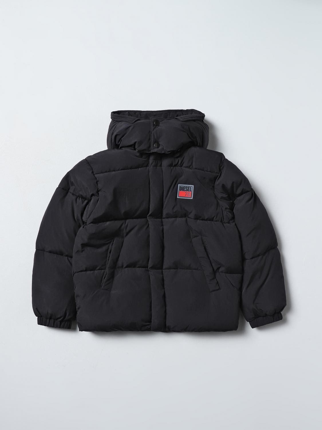 DIESEL CHAQUETA: Chaqueta niños Diesel, Negro - Img 1