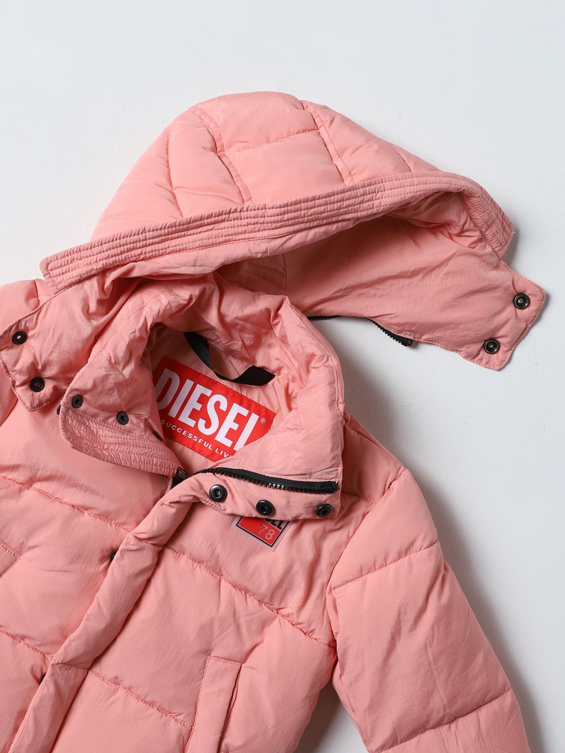 DIESEL CHAQUETA: Chaqueta niños Diesel, Rosa - Img 3