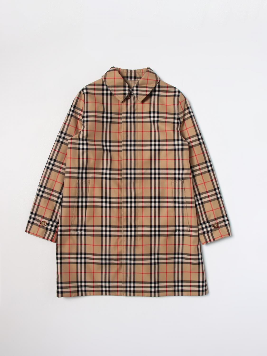 キッズアウター Burberry BLAZERS AND VESTS BURBERRY: Coat kids Kids - Beige | Burberry jacket 8069328