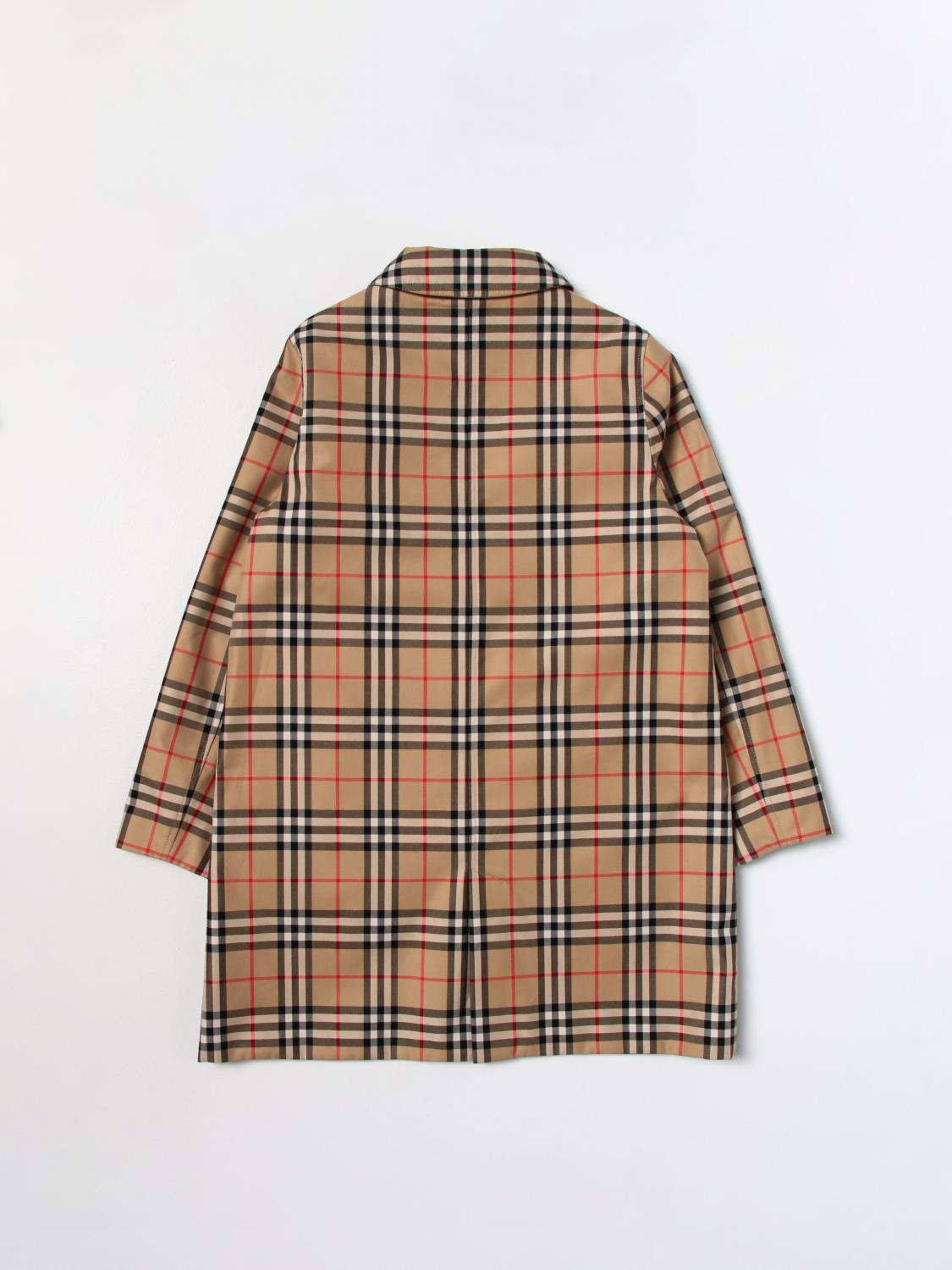 BURBERRY: Coat kids Kids - Beige | Burberry jacket 8069328
