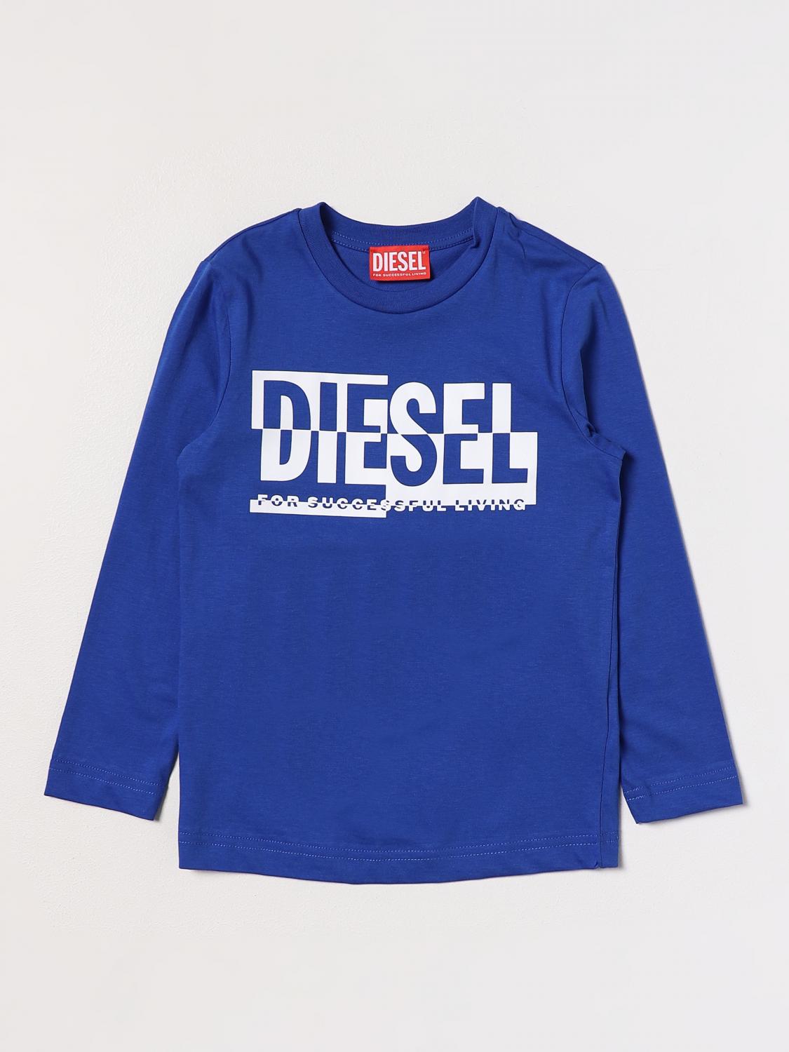 DIESEL CAMISETA: Camiseta niños Diesel, Royal Blue - Img 1