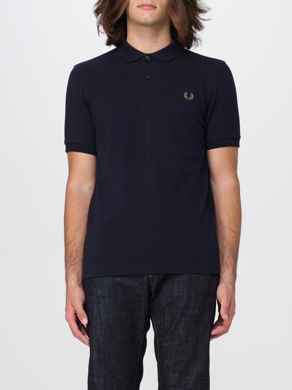 FRED PERRY POLO: Polo Fred Perry in cotone piquet, Blue - Img 1