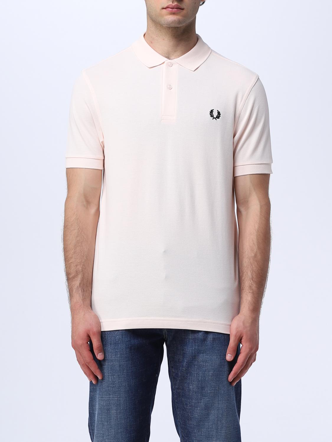 FRED PERRY POLO: Polo Fred Perry in cotone piquet, Pesca - Img 1