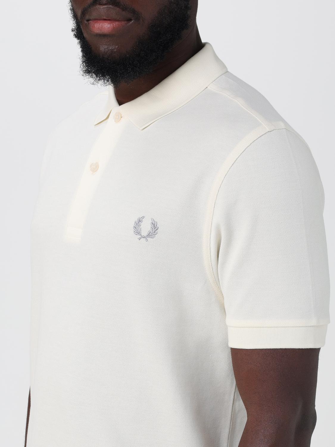FRED PERRY POLO: Polo Fred Perry in cotone piquet, Ecru - Img 3