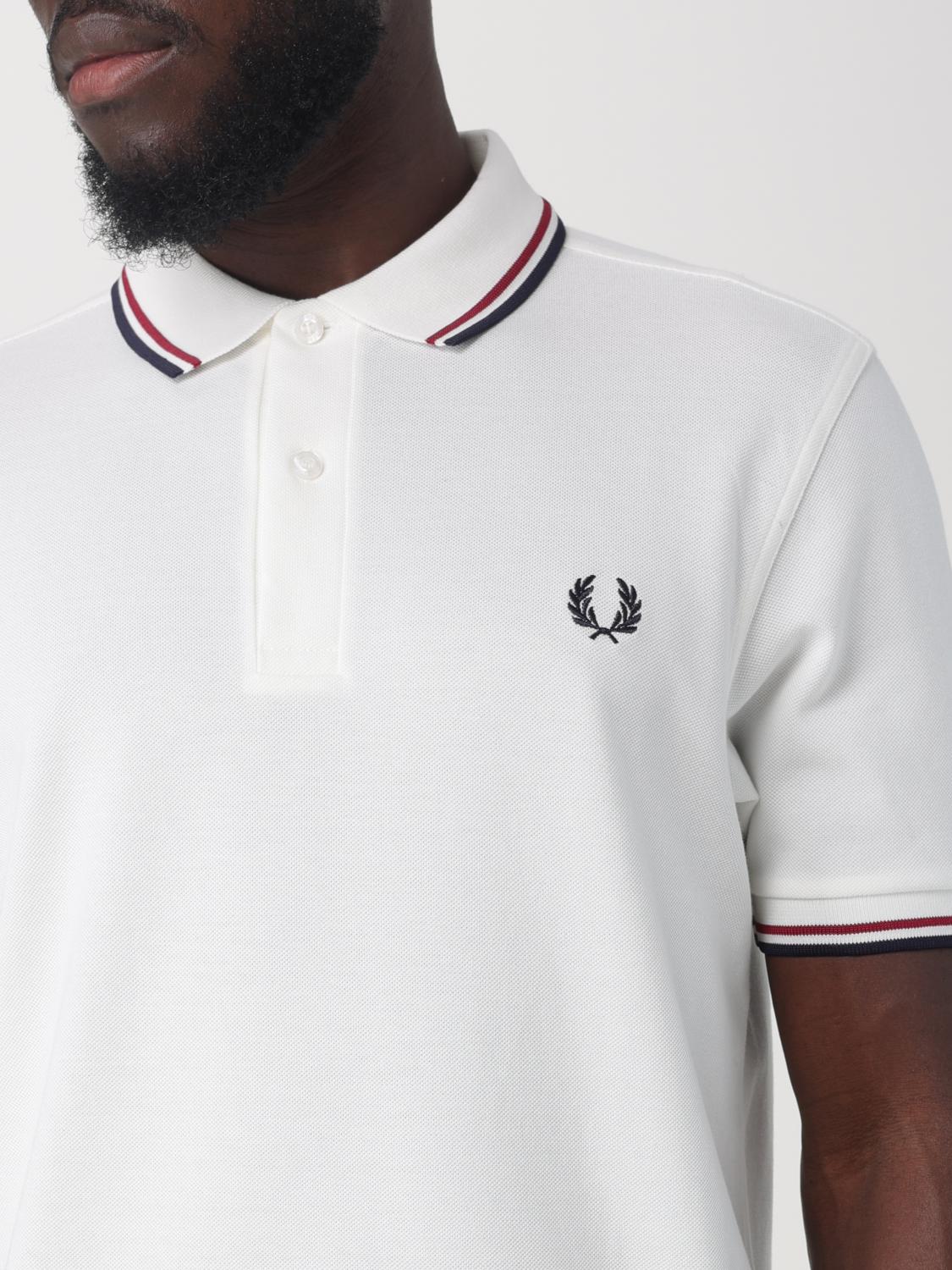FRED PERRY POLO: Polo herren Fred Perry, Weiß - Img 3