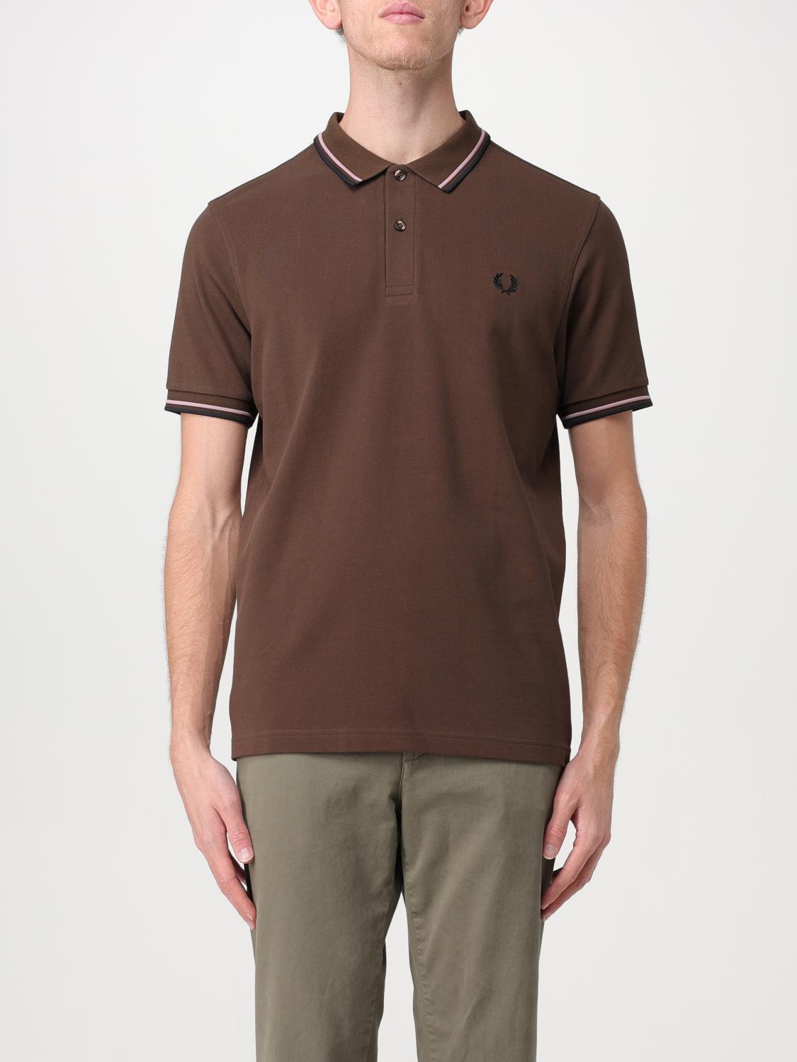 FRED PERRY POLO: Polo hombre Fred Perry, Marrón - Img 1