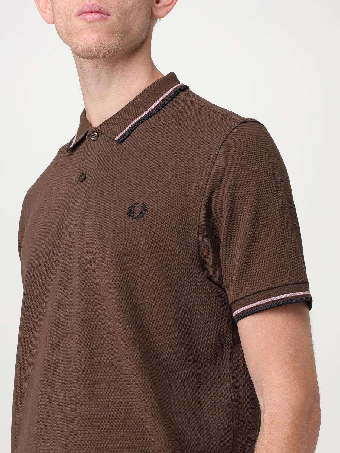 FRED PERRY POLO: Polo hombre Fred Perry, Marrón - Img 3
