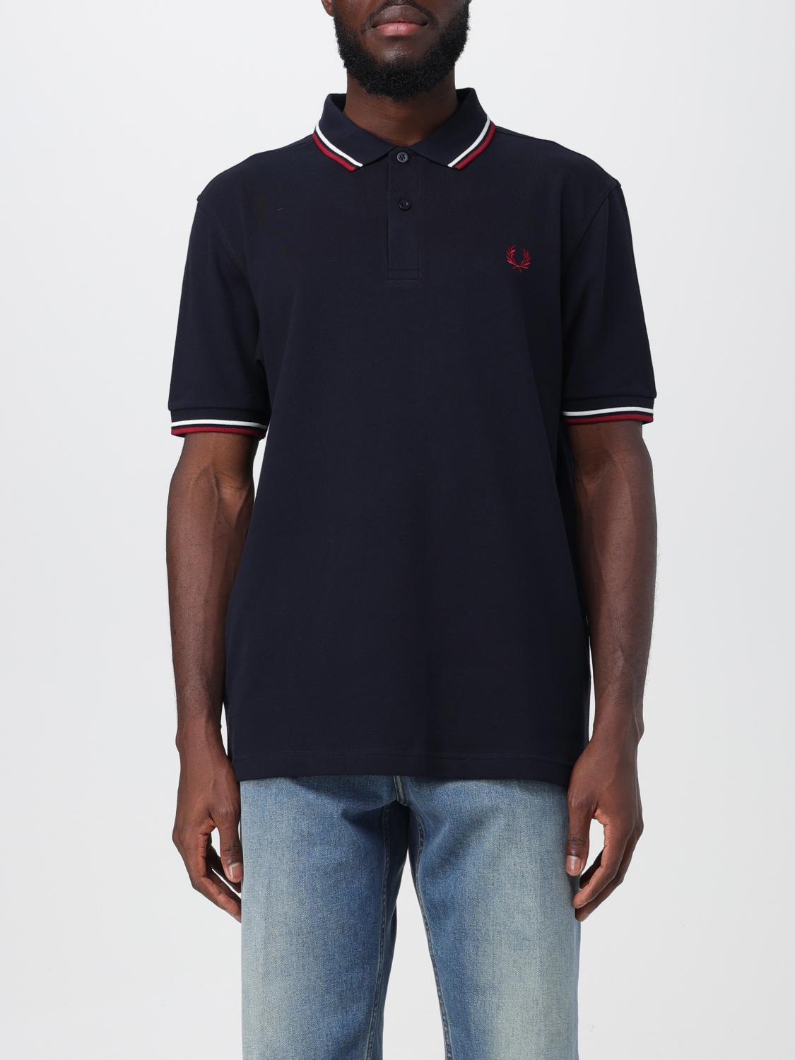 FRED PERRY POLO: Polo herren Fred Perry, Navy - Img 1