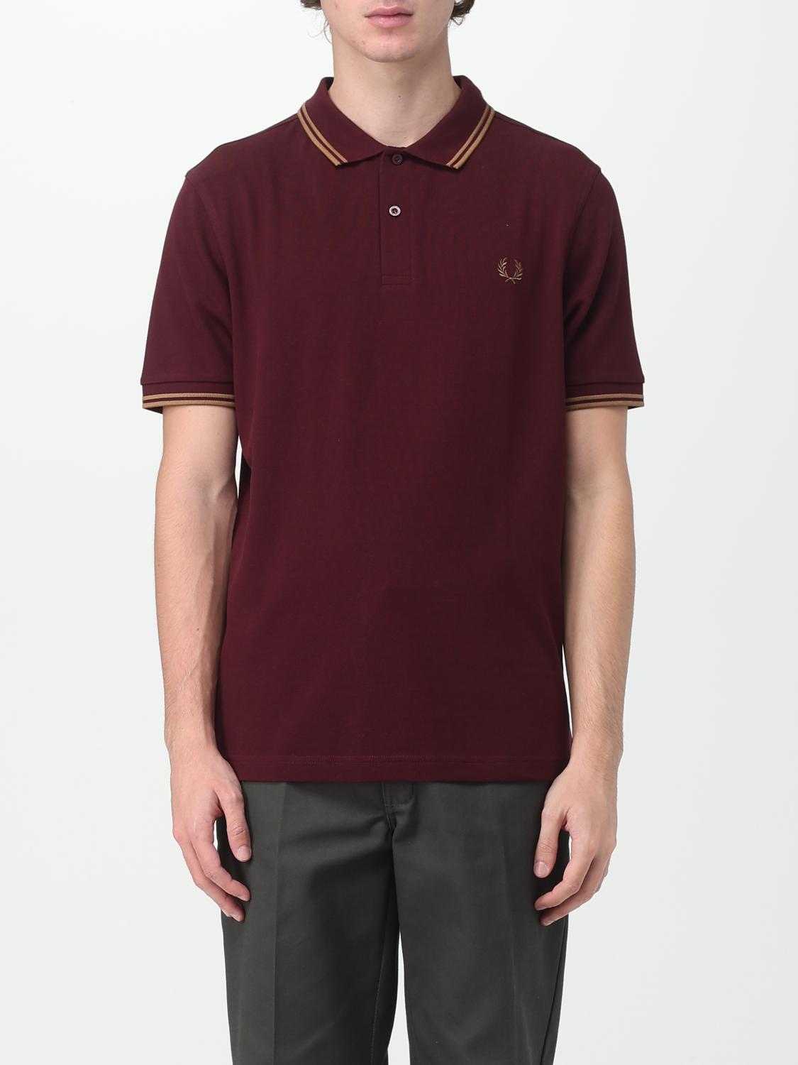 FRED PERRY POLO: Polo hombre Fred Perry, Granate - Img 1