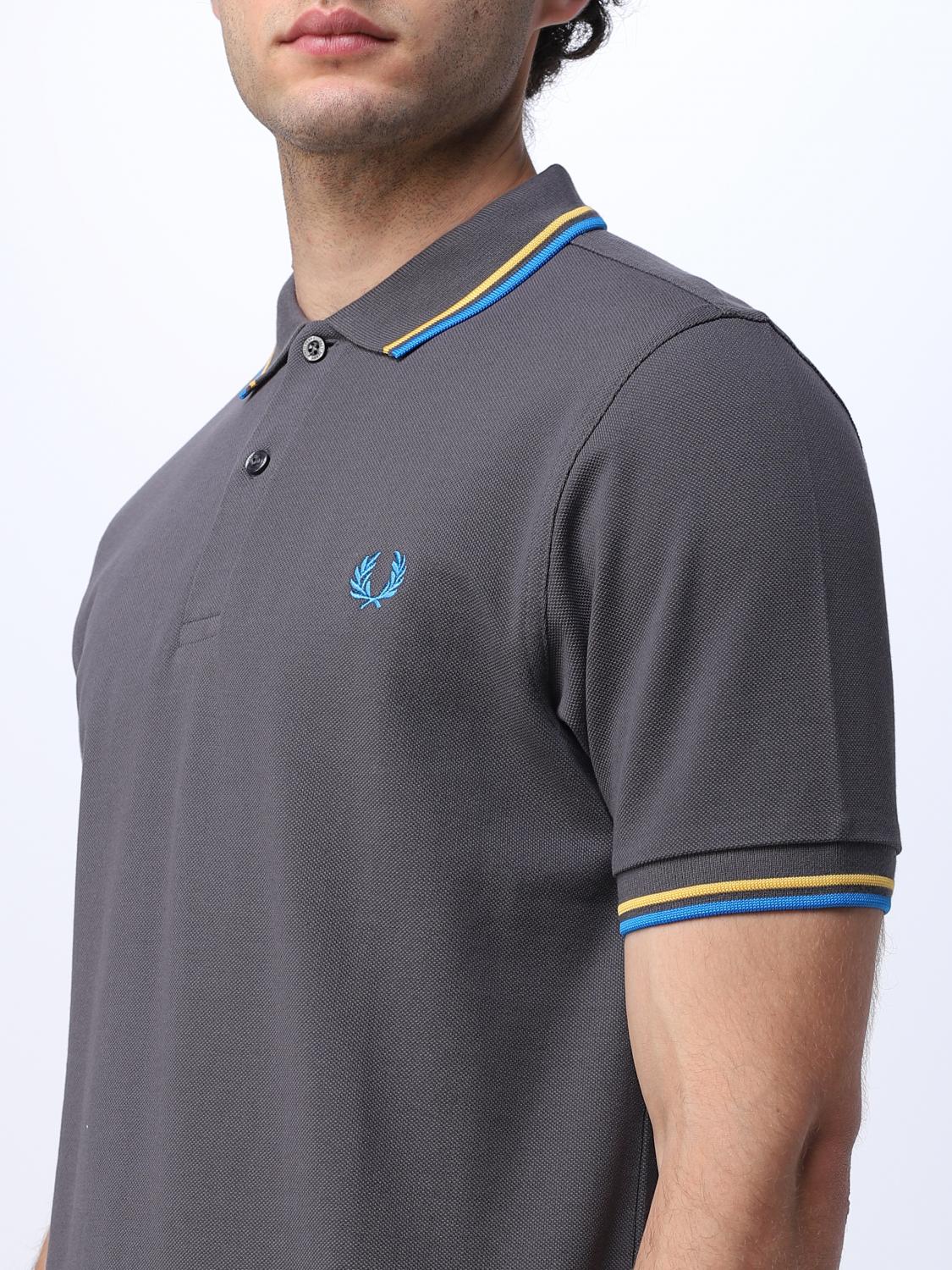 FRED PERRY POLO SHIRT: Polo shirt men Fred Perry, Mastic - Img 3