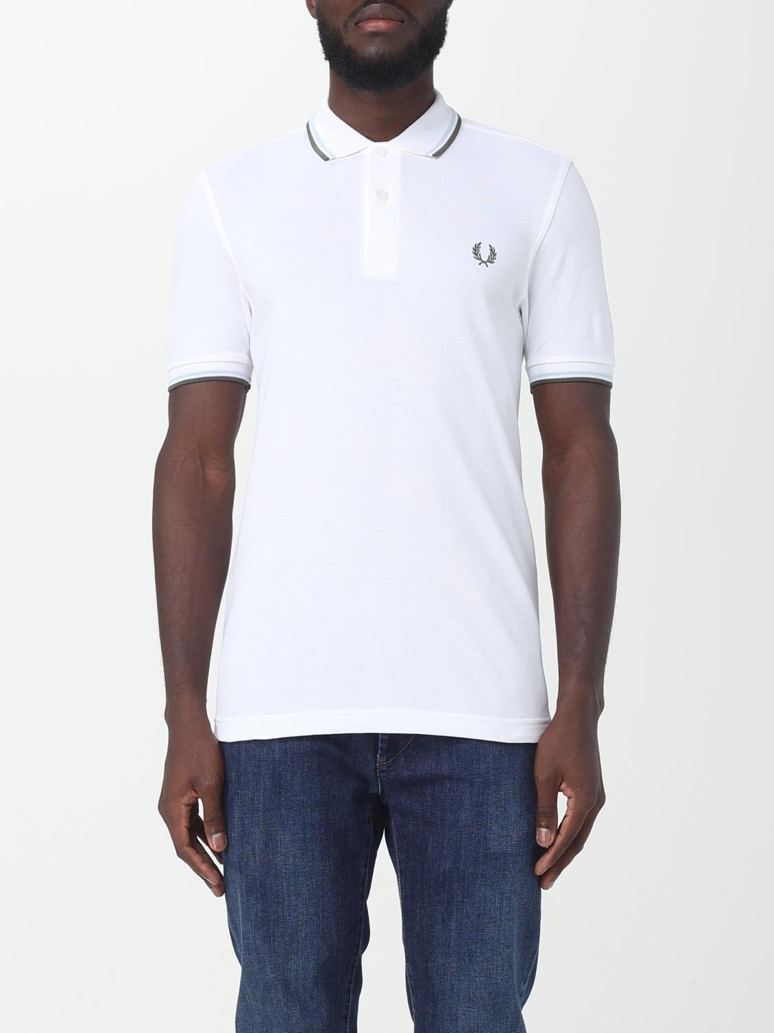 FRED PERRY POLO: Polo herren Fred Perry, Weiss 1 - Img 1