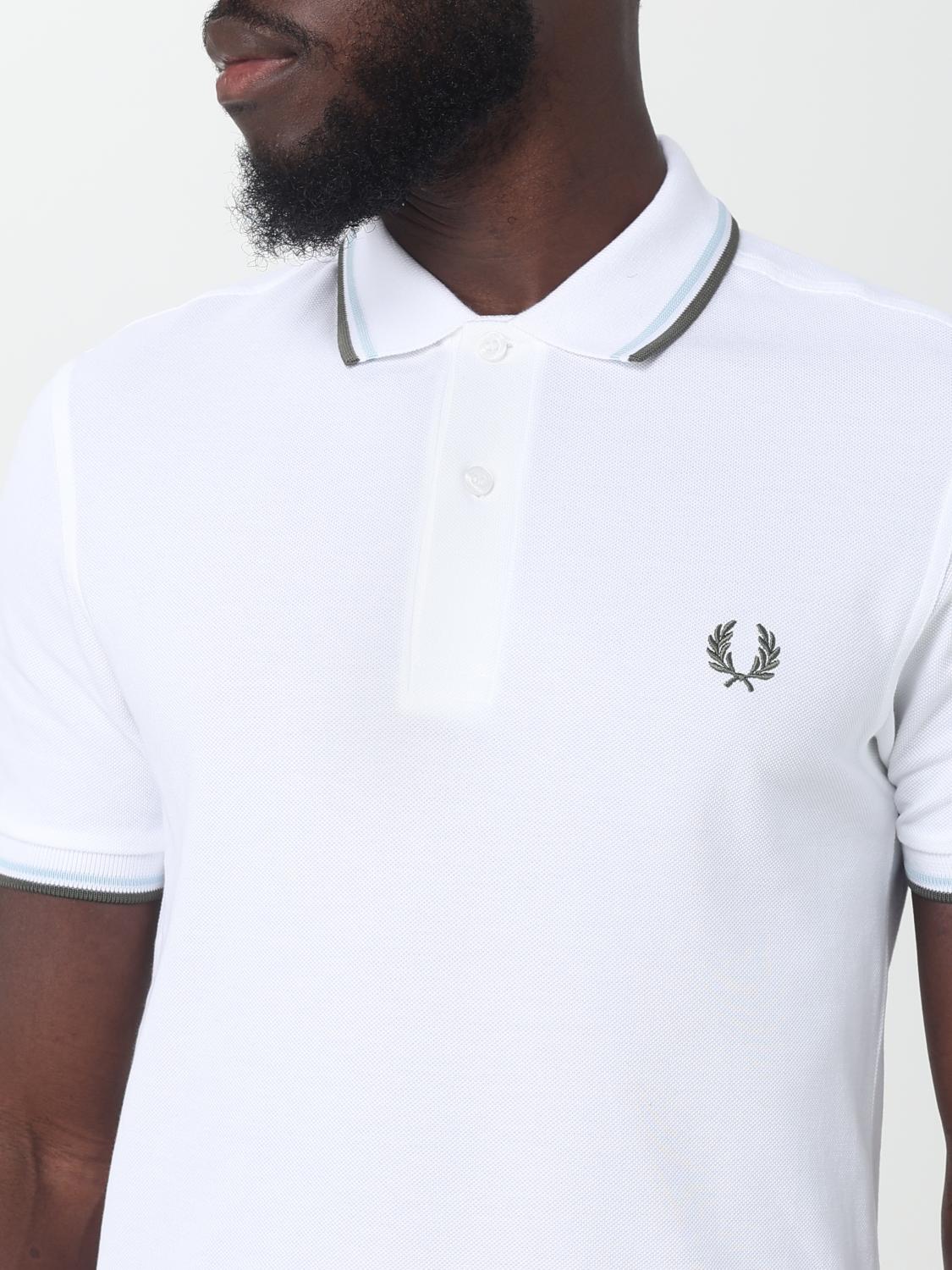 FRED PERRY POLO: Polo herren Fred Perry, Weiss 1 - Img 3
