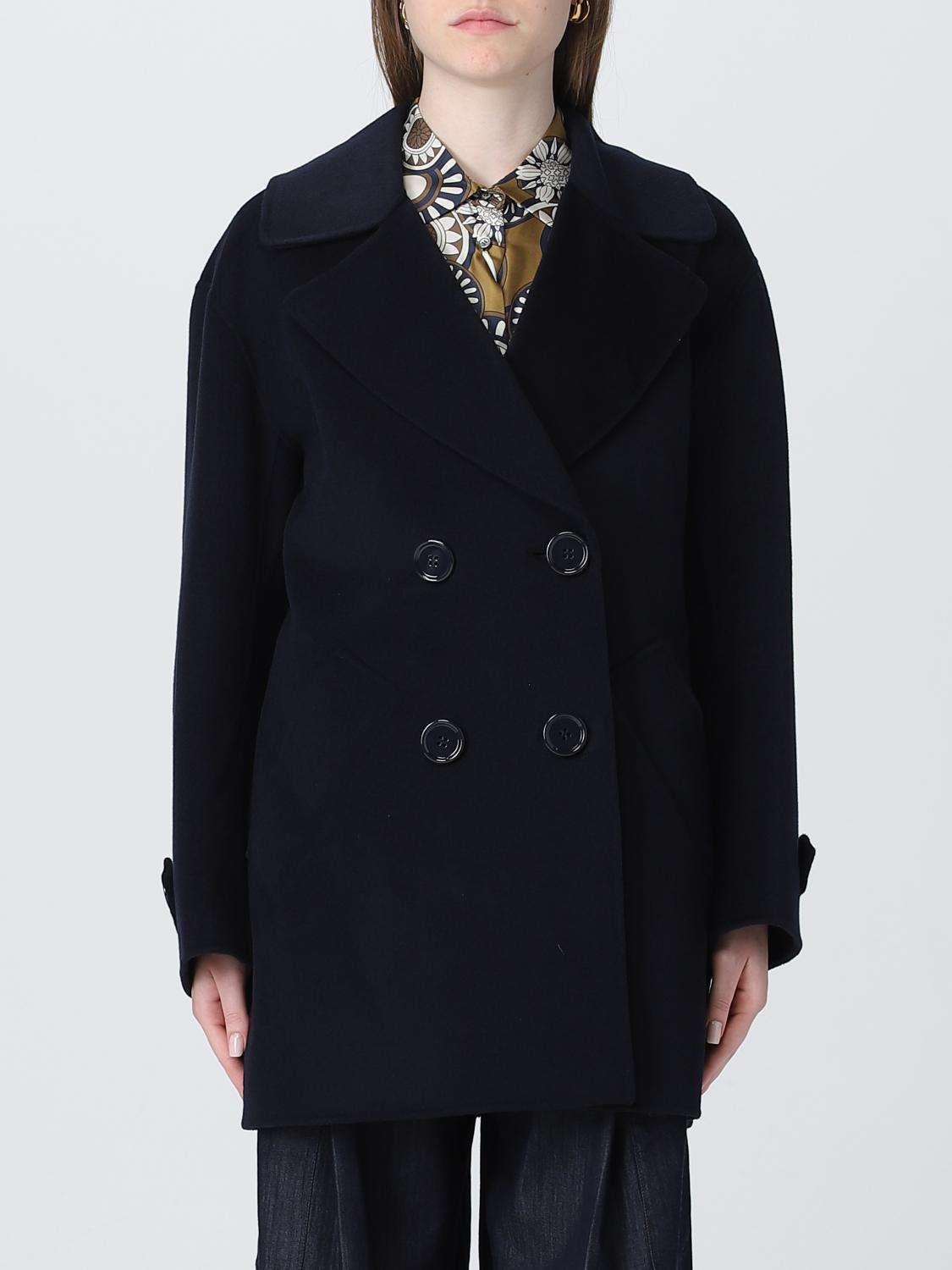 S MAX MARA: Coat woman S Max Mara - Blue | 'S Max Mara coat