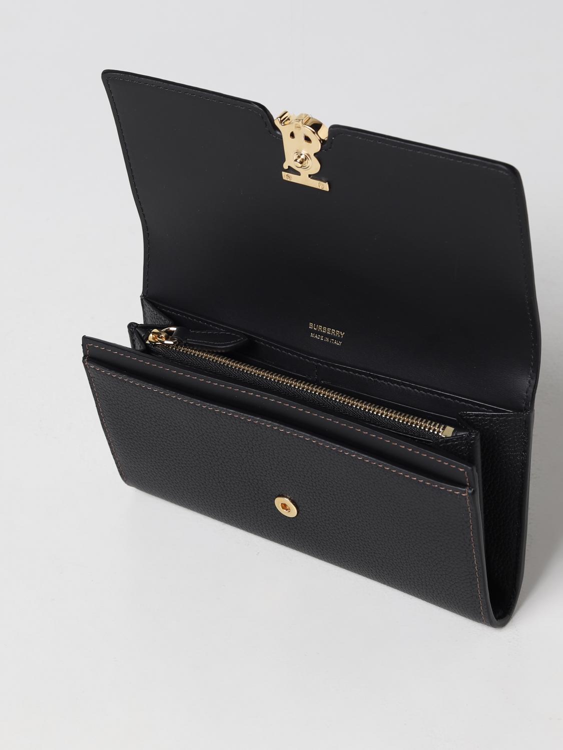BURBERRY WALLET: Burberry wallet in grained leather, Black - Img 2