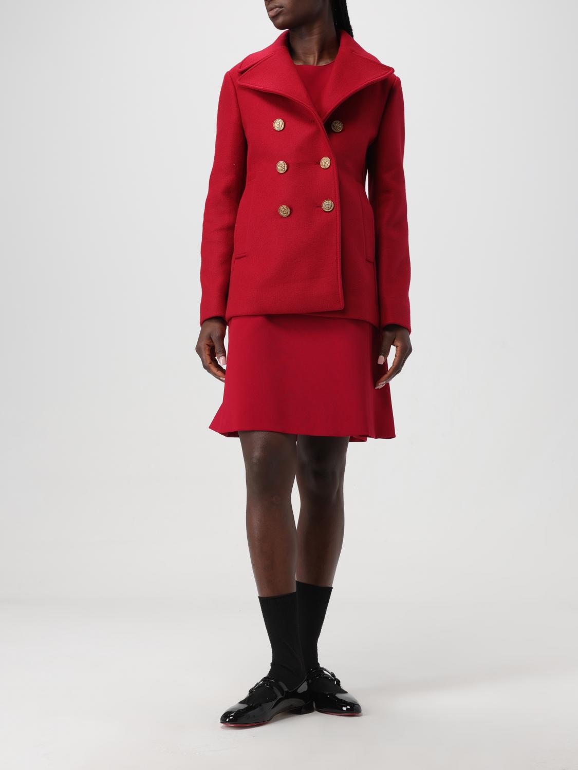 RED VALENTINO ABRIGO: Abrigo mujer Red Valentino, Rojo - Img 2