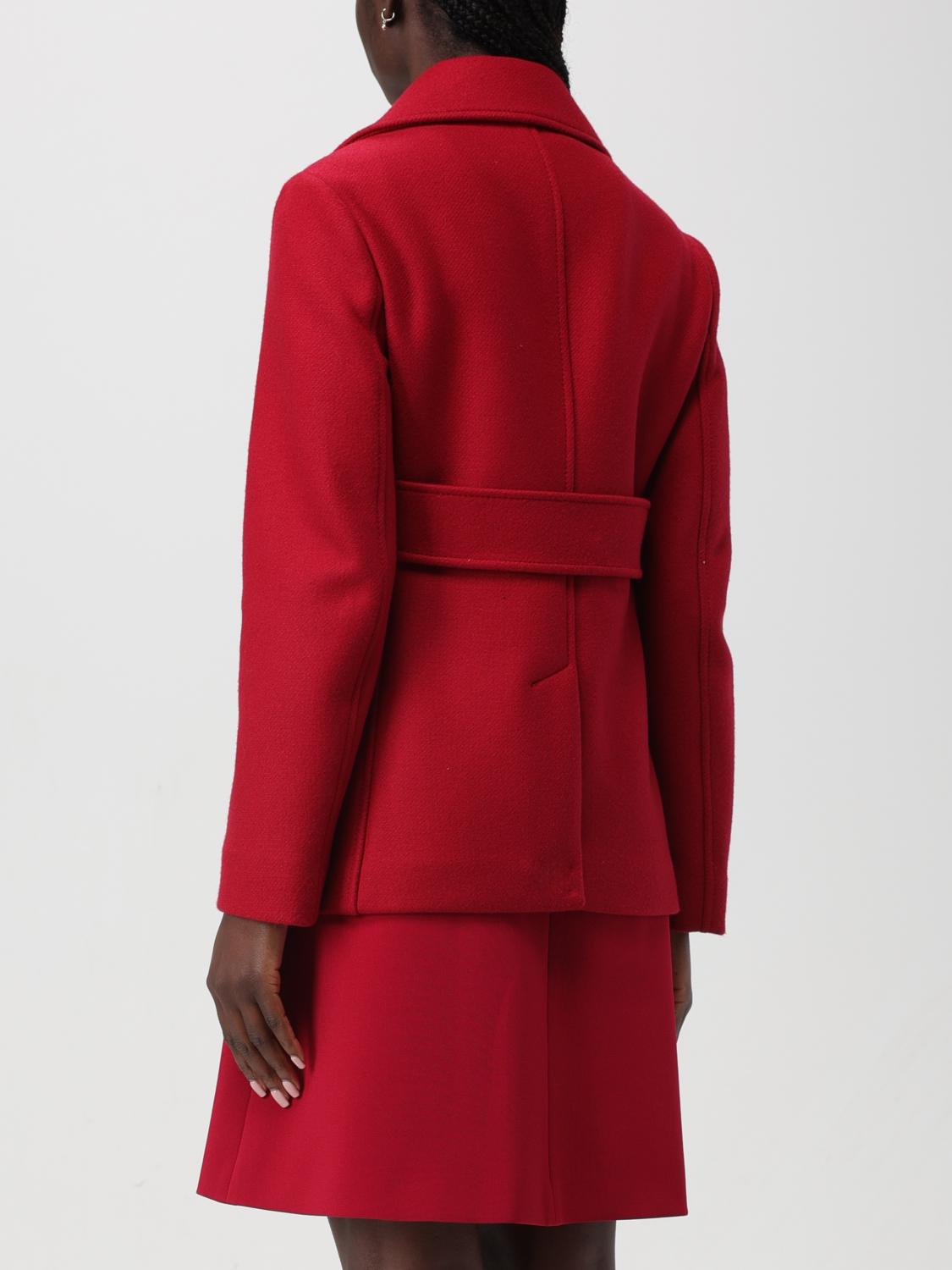 RED VALENTINO ABRIGO: Abrigo mujer Red Valentino, Rojo - Img 3