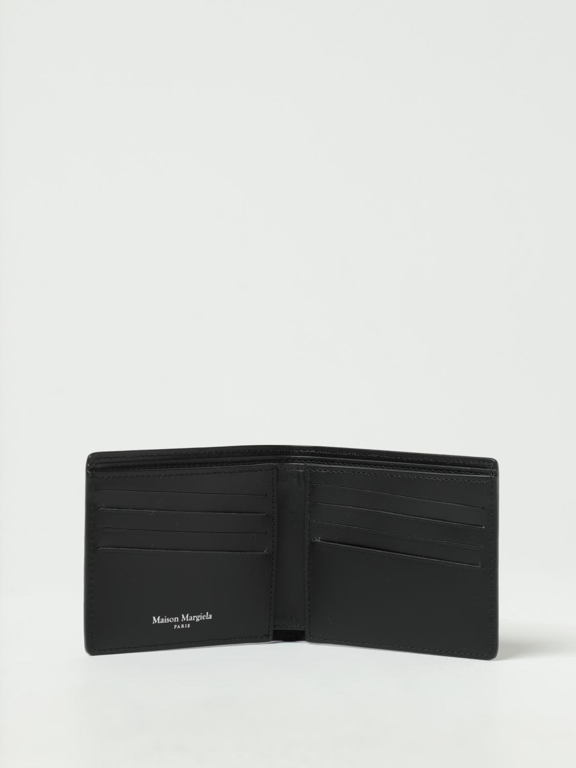 MAISON MARGIELA 지갑: Maison Margiela 그레인 가죽 지갑, 블랙 - Img 2