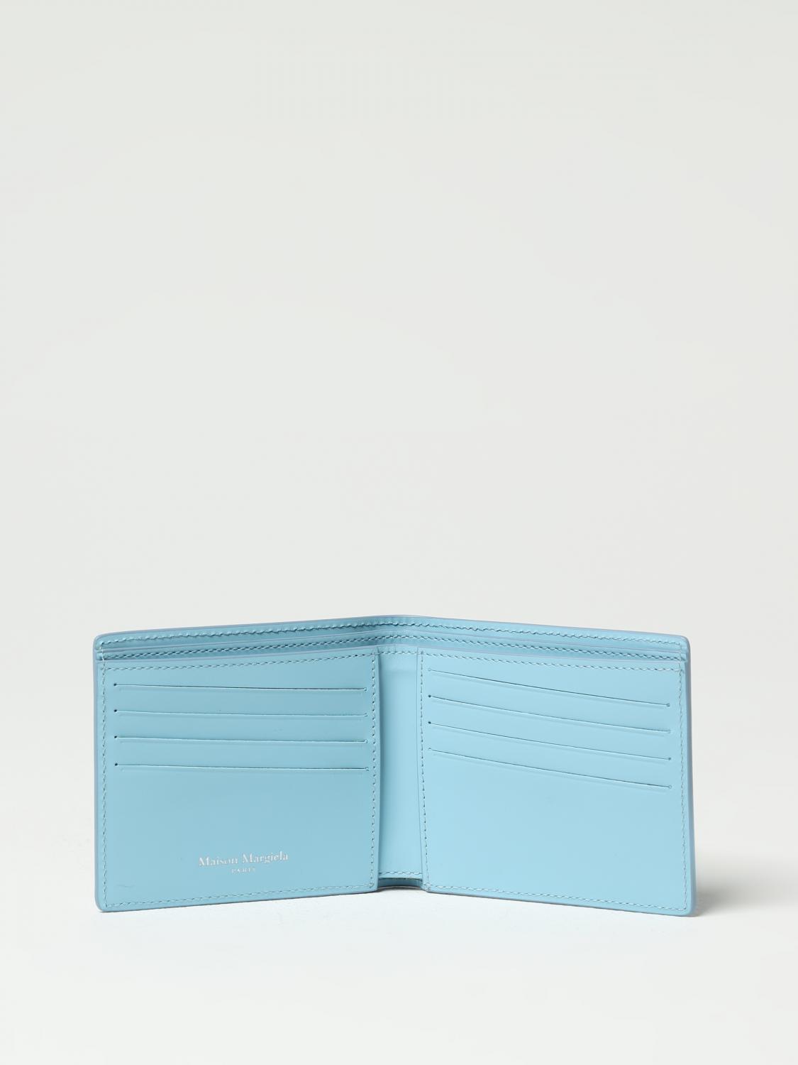 MAISON MARGIELA WALLET: Wallet men Maison Margiela, Sky Blue - Img 2