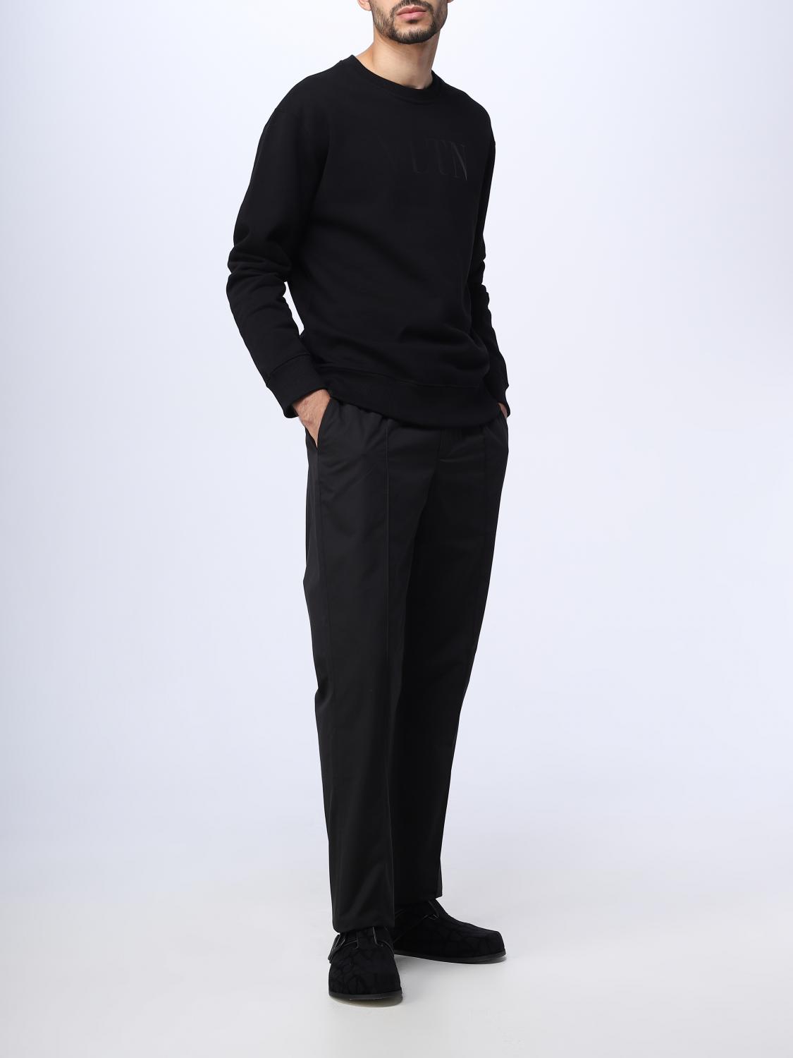 VALENTINO / スウェット/M/コットン/BLK/3V3MF26M9JA/3V3MF26M9JA VALENTINO: cotton sweatshirt - Black | Valentino sweatshirt